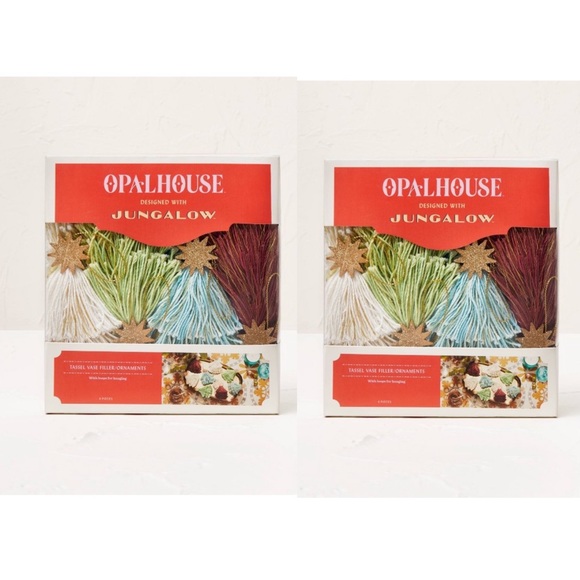 Tassel Star Filler Tree Ornaments - Opalhouse™ designed with Jungalow Pack Of 2 - Picture 1 of 5
